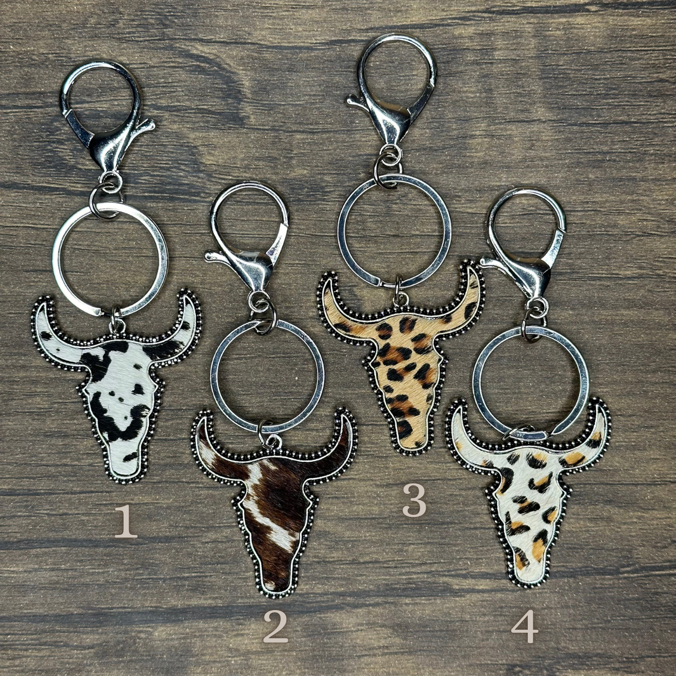 Beaded Bull Head Wristlets