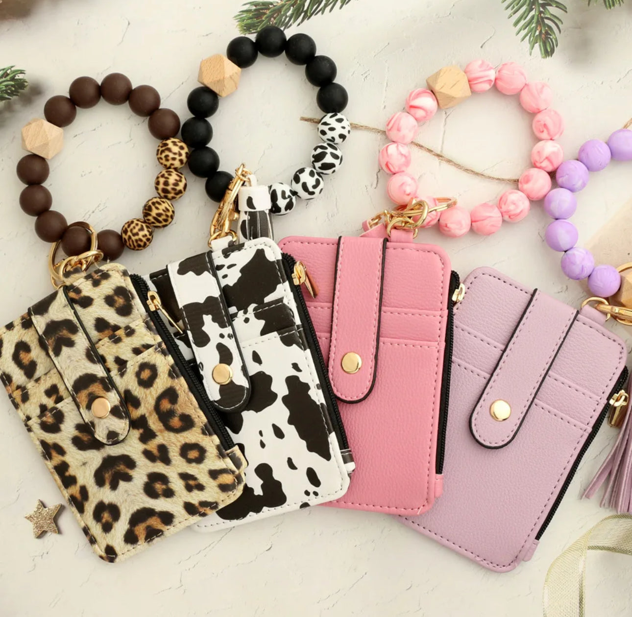 Beaded Wristlets + Wallet