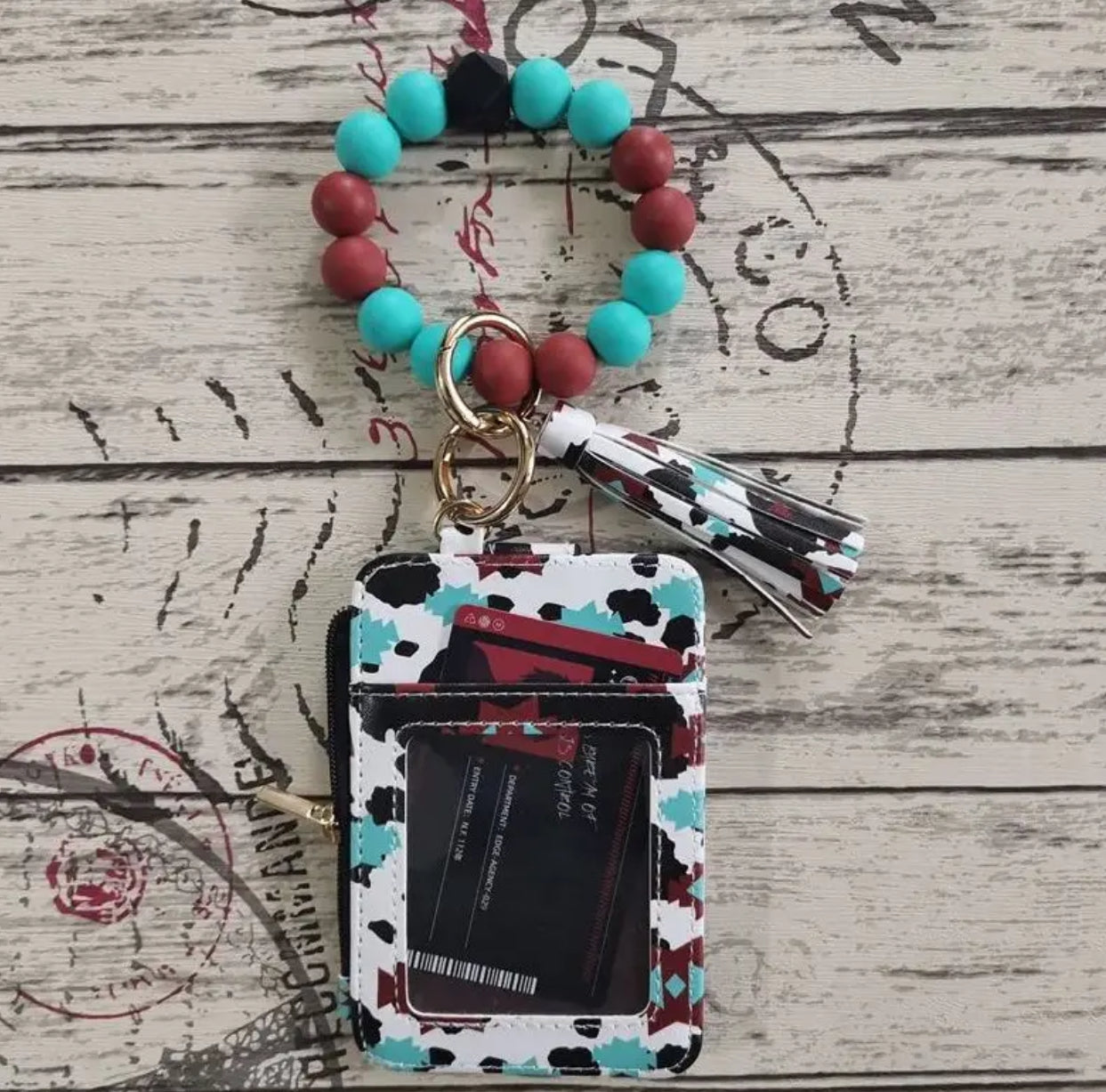Beaded Wristlets + Wallet