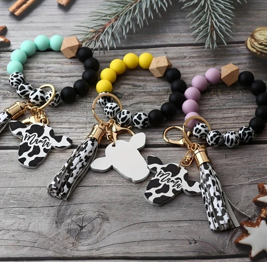 Cow Mama Wristlets
