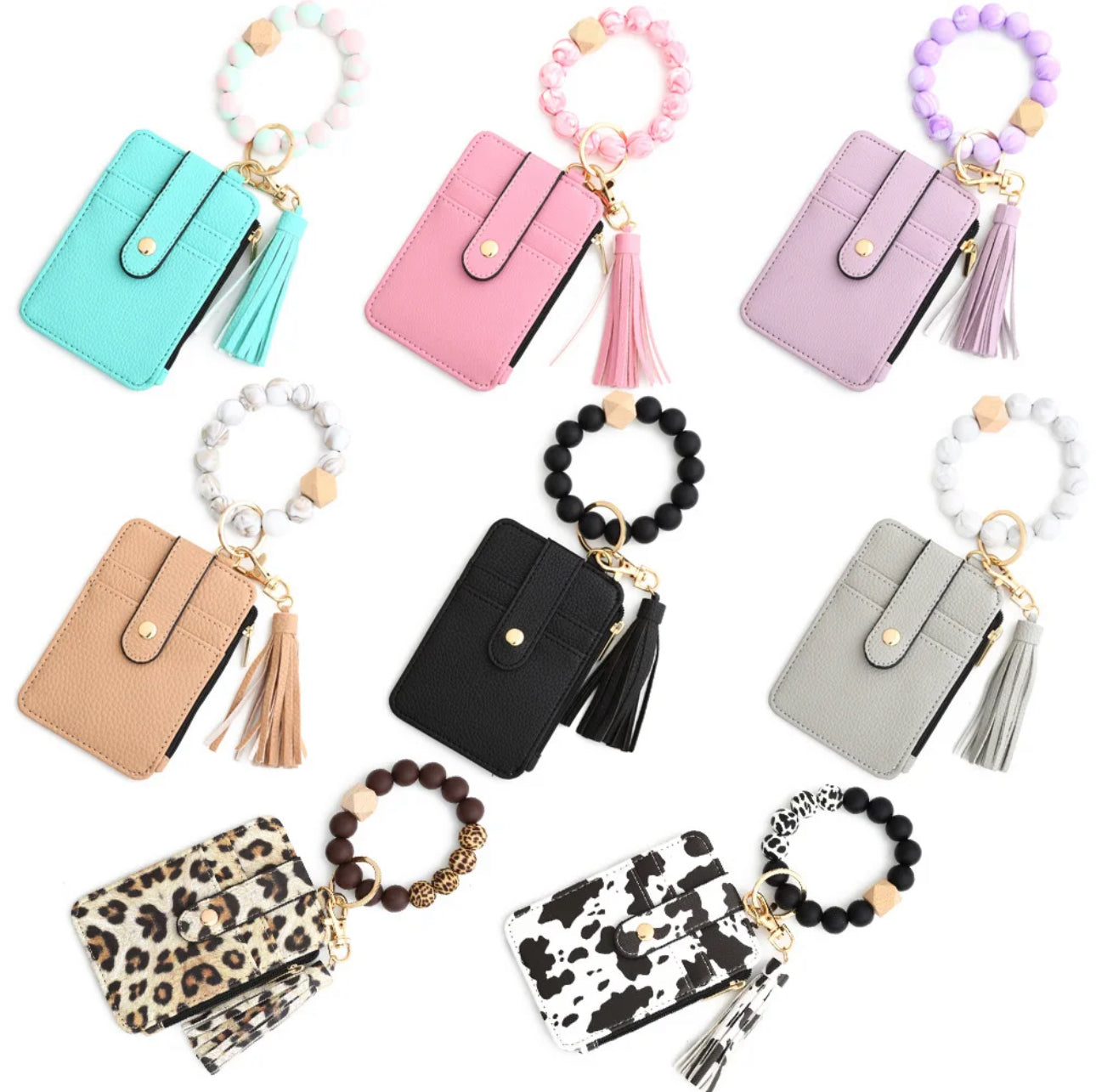 Beaded Wristlets + Wallet