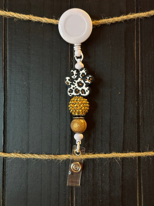 Paw Badge Reel