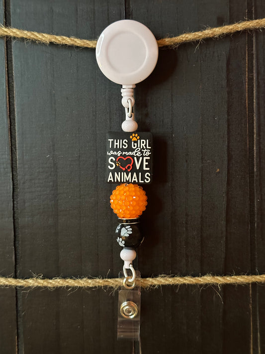 Made to Save Animals Badge Reel
