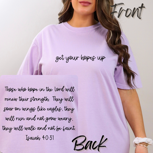 Get Your Hopes Up (Black Font)