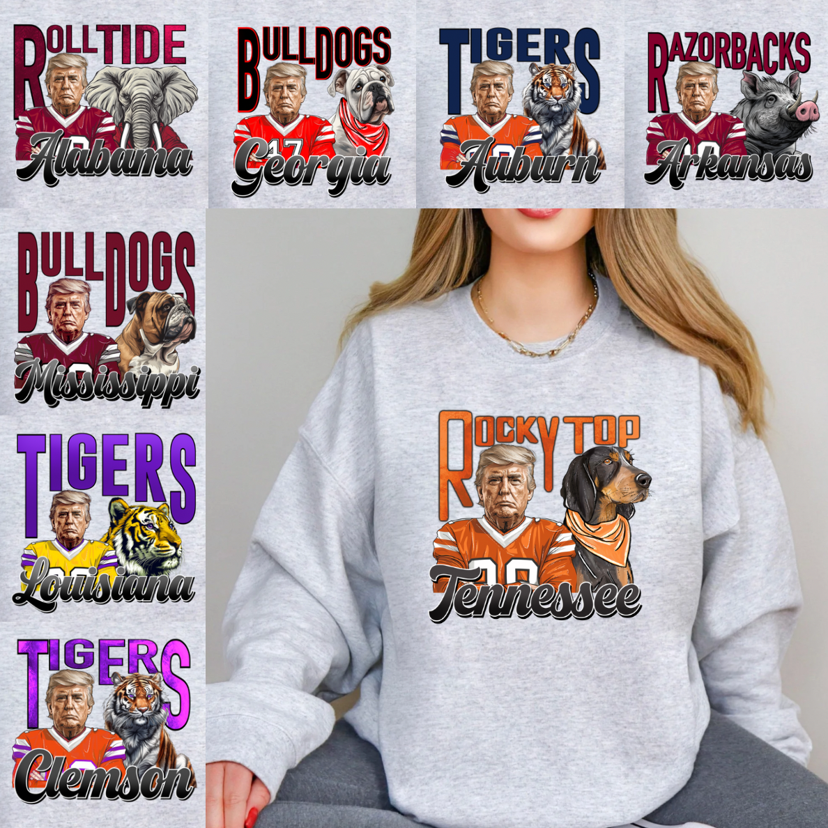 NCAA Trump Crewneck