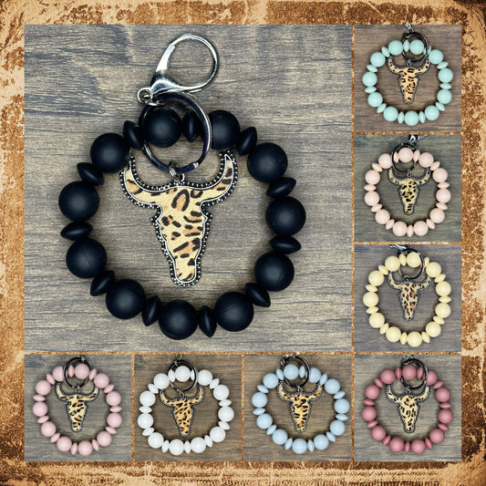 Beaded Bull Head Wristlets