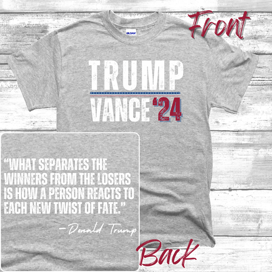 Trump Vance 2024 w/ Trump Tweet Quote